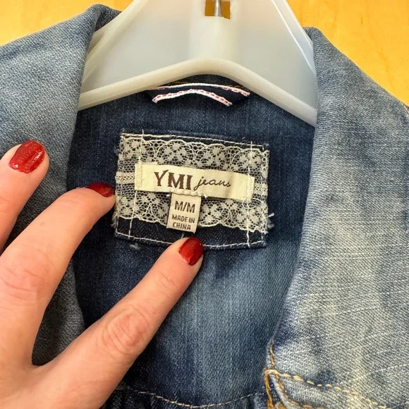 YMI Blue Denim Vest - Picture 2 of 4